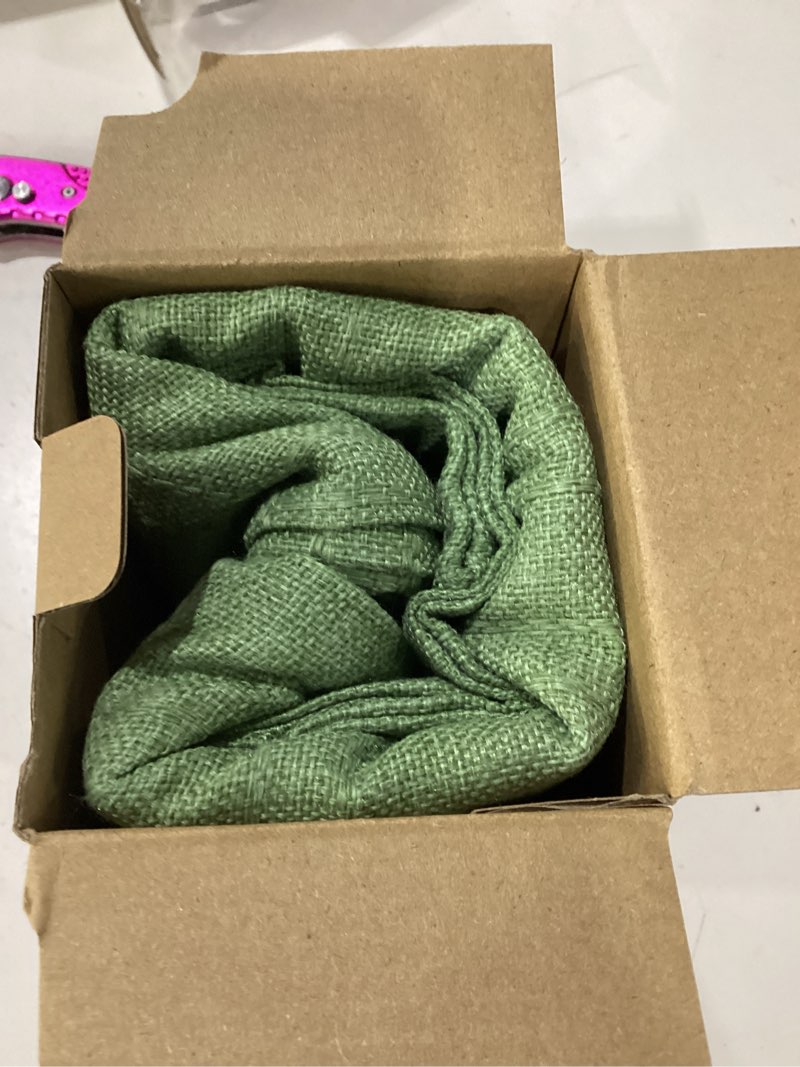 Condition photo showing New/Like New for kevin textile outdoor waterproof lumbar pillow covers 12x24 inch pack of 2 checkered decorative rectangle cushion throw pillowcases shell for patio tent garden couch bed sofa sage green 24" x 12" (pack of 2) sage green
