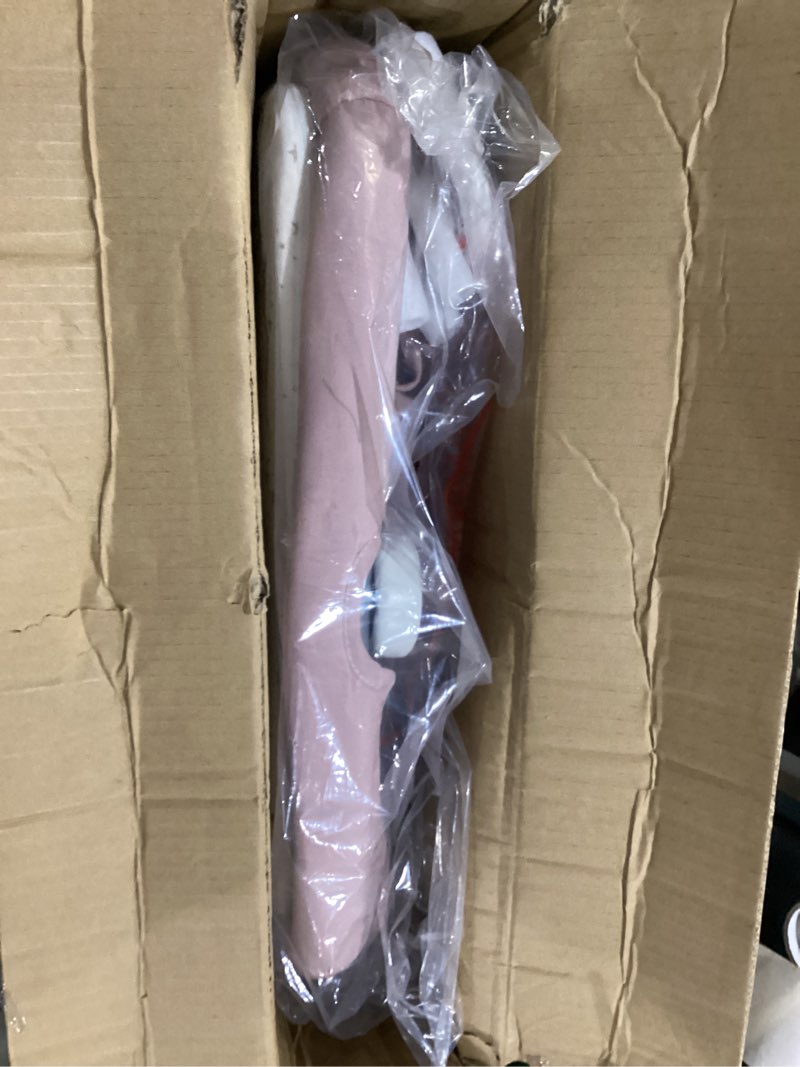 Condition photo showing New/Like New for angelbliss baby bassinet bedside sleeper, easy folding portable bassinet for baby girl with wheels, adjustable height, included mattress (pink)
