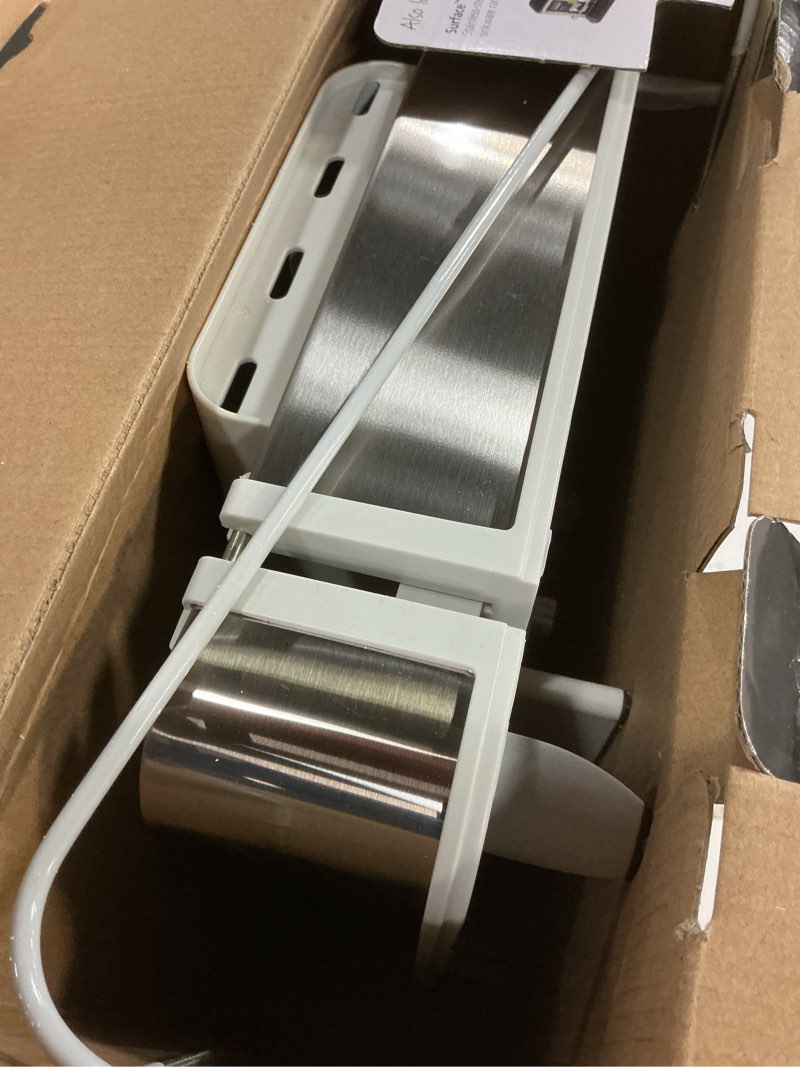 Condition photo showing Good Condition for Joseph Joseph Extend Steel Expandable Dish Drying Rack with Removable Cutlery Holder Swivel Draining Spout, Stainless Steel 1-tier Light Stone