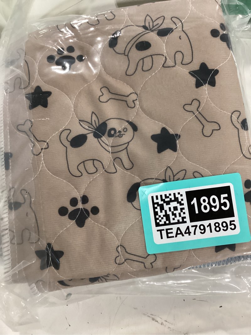 Condition photo showing New/Like New for puppy pee pads with pheromones,forever pad,washable pee pads for dogs,reusable dog pee pads,waterproof and leak-proof,non-slip base training pad suitable for home(gray+brown,s:23.6*15.7in) small gray+brown