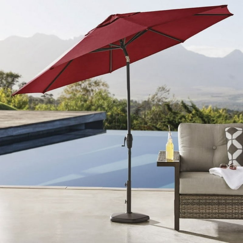 member's mark 10' premium market umbrella with sunbrella fabric