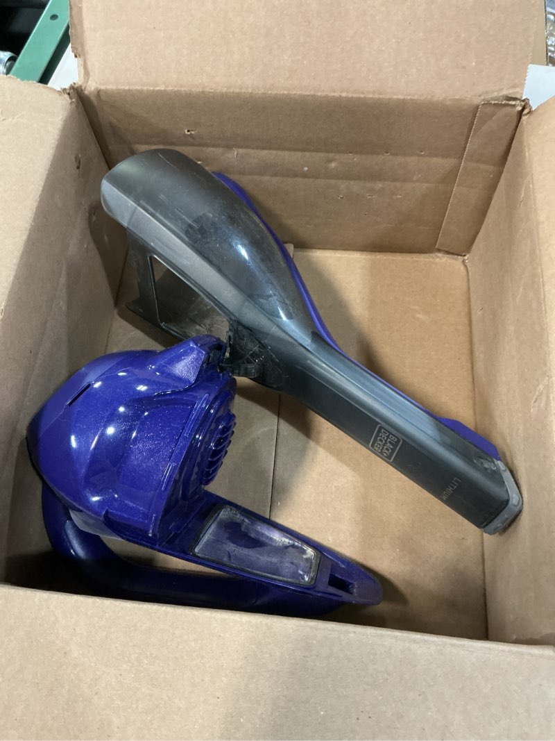 Condition photo showing As Is for BLACK+DECKER dustbuster furbuster AdvancedClean Cordless Pet Handheld Vacuum, Home and Car Vacuum (HLVA325JP07) Cordless_Pet_Vac