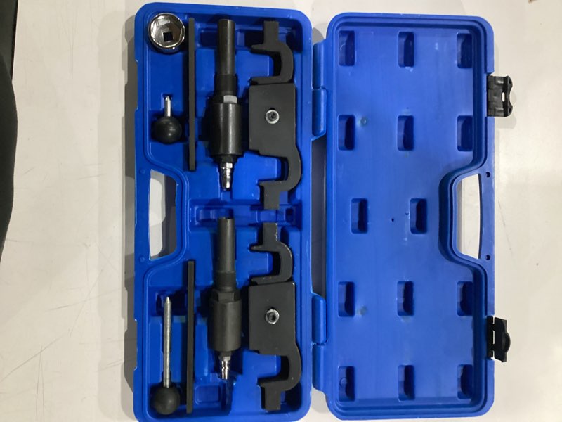 Condition photo showing Good Condition for cmtool engine camshaft tensioning locking alignment timing tool kit compatible with porsche cayenne panamera v8 4.5l 4.8l v6 3.6l, timing belt tensioner locking tool compatible with audi q7 9678/9595