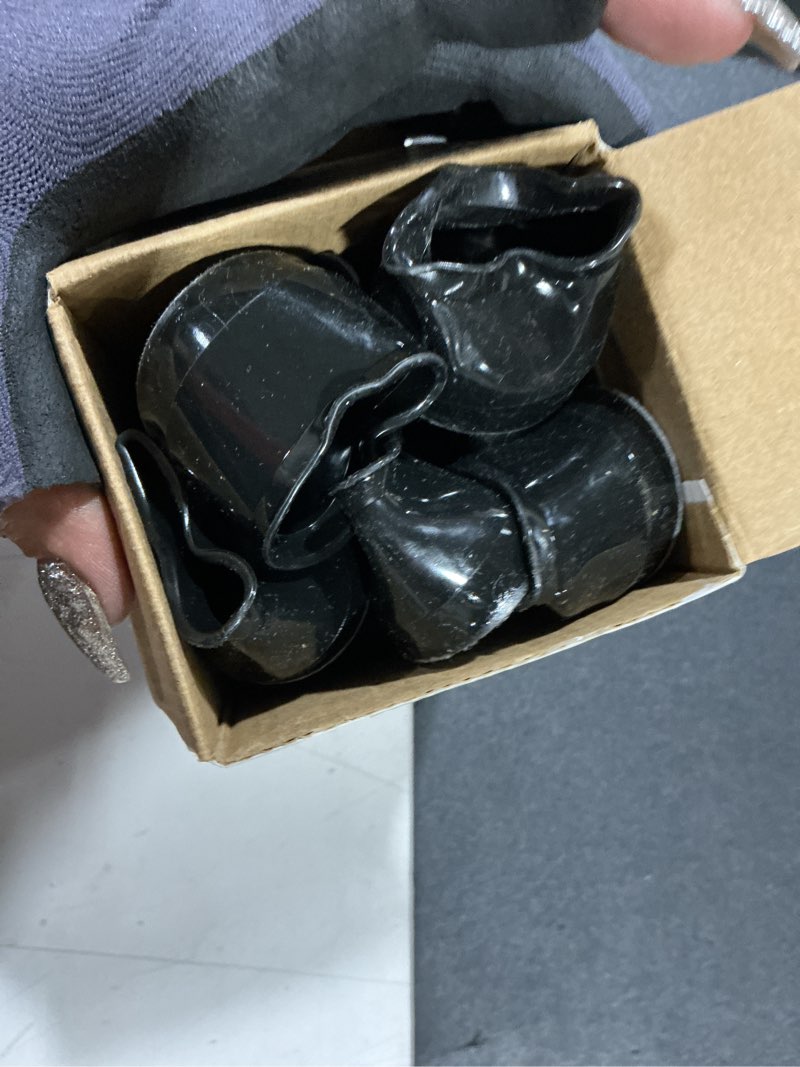 Condition photo showing Good Condition for 32 pcs chair leg protectors for hardwood floors, silicone felt furniture leg cover pad for protecting floors from scratches and noise, smooth moving, large(fit round diameter?1-5/16" to 2") universal large black-32pcs