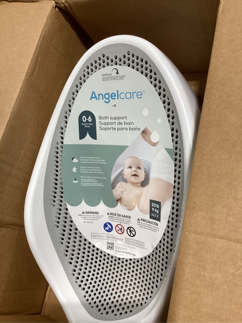 Condition photo showing New/Like New for angelcare baby bath support (gray) | ideal for babies less than 6 months old bath support grey