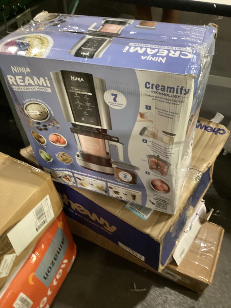 Condition photo showing Good Condition for ninja creami ice cream maker | 7-in-1 - icecream, gelato, sorbet, milkshakes, mix-ins, smoothie bowls & more | includes (1) dishwasher safe 16 oz. pint with storage lid | black | nc299amz