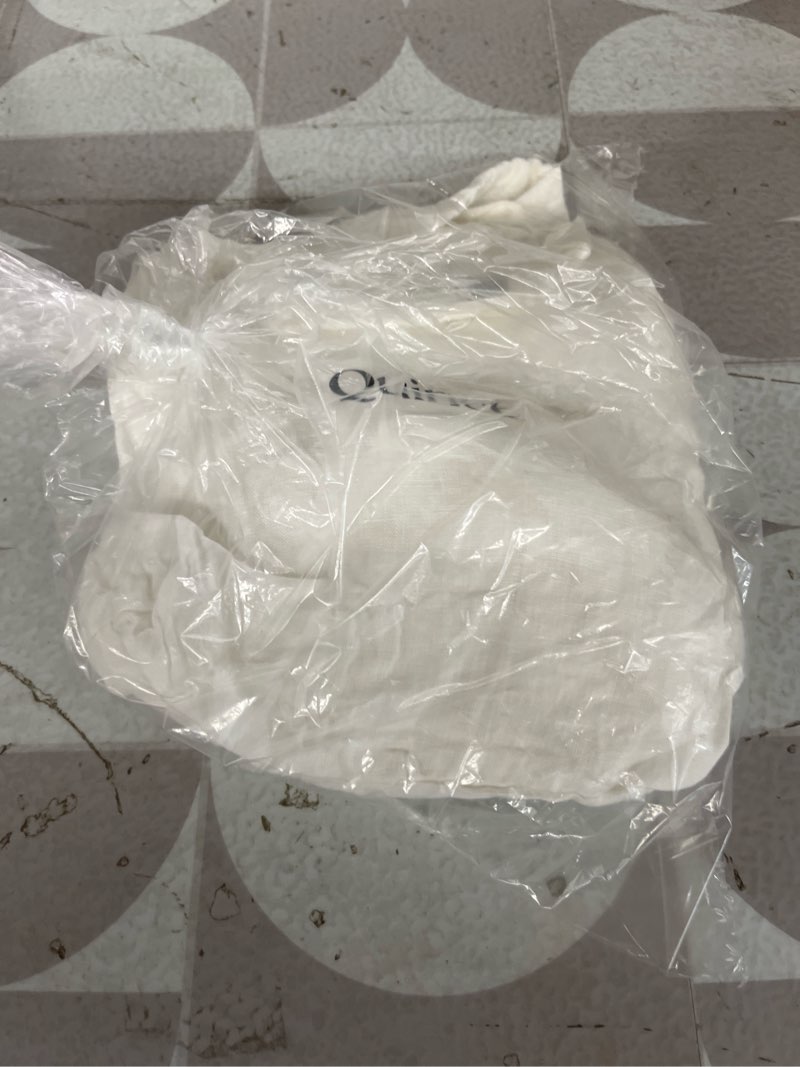 Condition photo showing Good Condition for european linen pillowcase set, standard, white