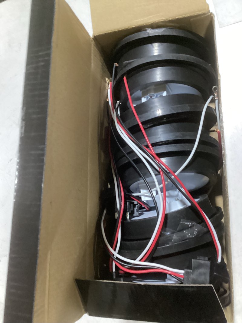 Condition photo showing New/Like New for Partsam 8Pcs 4" Round Red LED Trailer Tail Light, 4 Inch Round Led Stop Turn Tail Lights Brake Brake Trailer Lights for RV Trucks, Rubber Grommets and 3-Prong Wire Pigtails Included