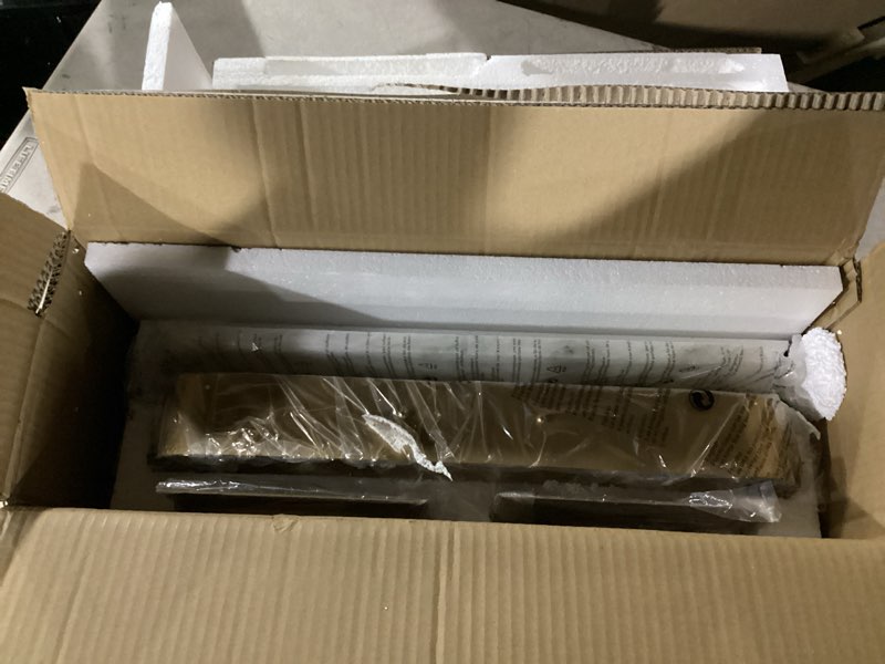 Condition photo showing Good Condition for modern gold wall sconces for living room, marble sconce wall light fixtures for bedroom, alabaster sconce lighting for entryway bathroom, 1 pack