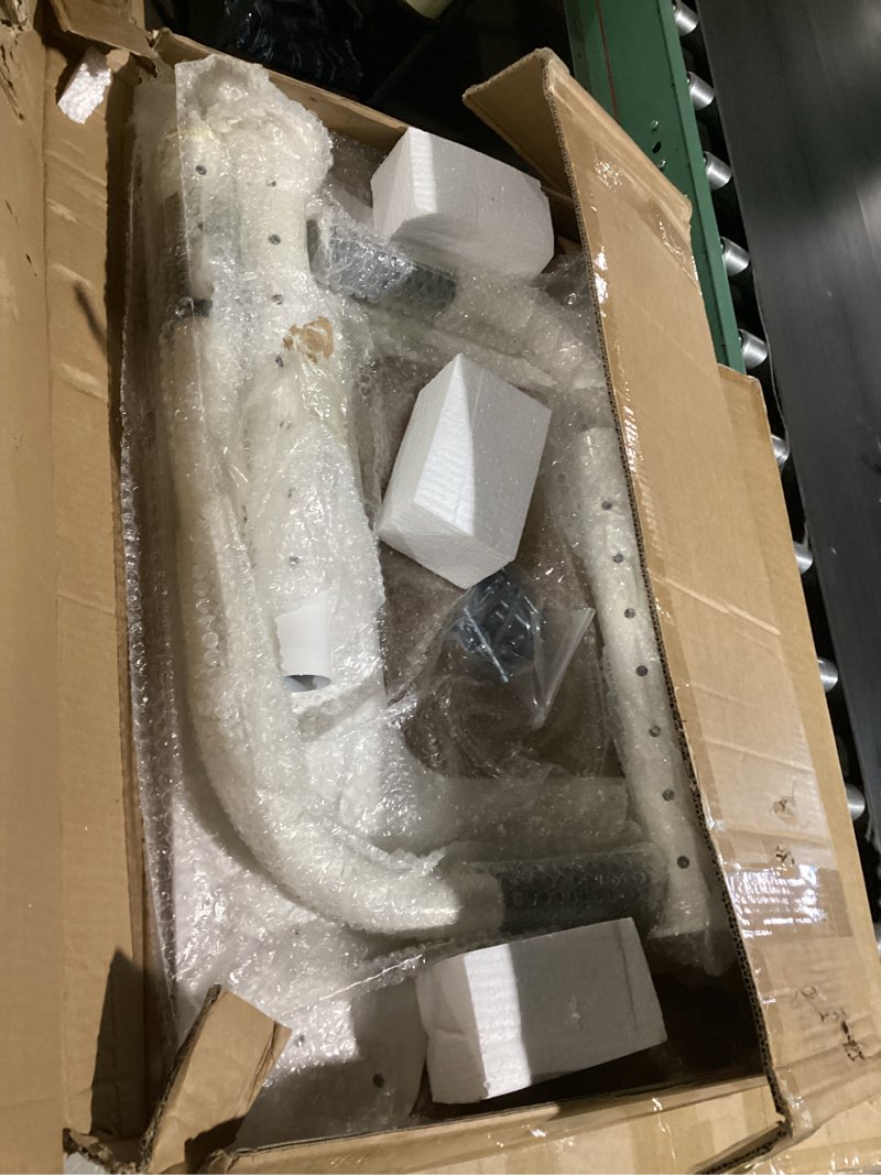 Condition photo showing As Is for heavy duty couch stand assist, height & width adjustable standing aid & support device, chair/sofa stand assist for elderly mobility & daily living sit to stand(400lbs loading, white)