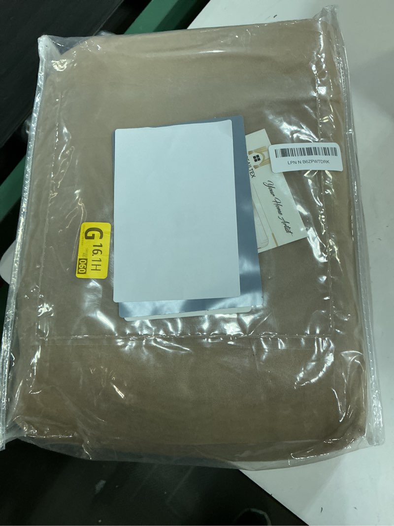 Condition photo showing Good Condition for h.versailtex sofa cover 3 piece t cushion sofa slipcovers thick velvet couch cover stretch t cushion sofa covers for 2 cushion couch with 2 individual t cushion covers, bronze brown 2 cushion sofa bronze brown