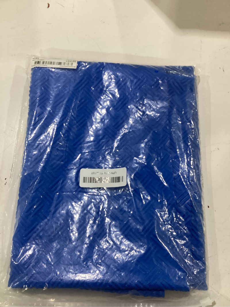 Condition photo showing Good Condition for swimming pool ladder mat - protective pool ladder pad step mat with non-slip texture, blue medium blue medium pool step mat, pool liner protection mat (36 x 36 inch)