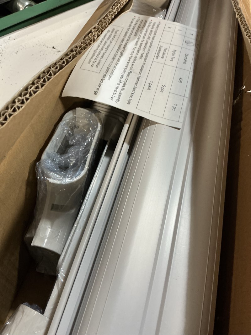 Condition photo showing New/Like New for 4'' 17 ft mini split line cover set kit, ductless pipe cover for mini split line, line set cover for mini split air conditioner, central ac pipe cover white 4" x 17 feet
