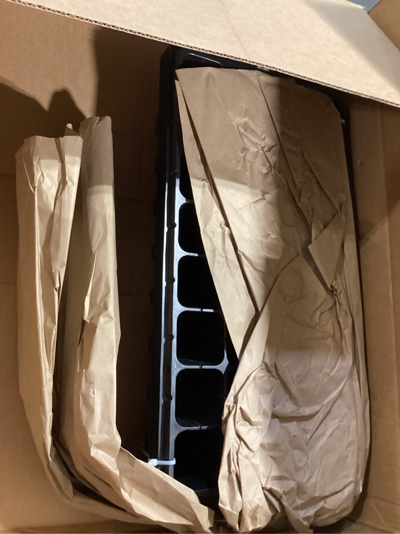 Condition photo showing Good Condition for rootrimmer 10 pack 1020 trays, extra thick heavy duty seed starting trays - no holes, no leak, reusable propagation flats for microgreens, seedlings, plant germination, fodder and transplant 1020 - 10 pack without holes