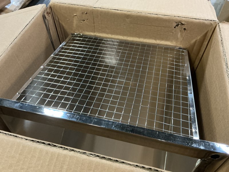 Condition photo showing Good Condition for MYOYAY 8 inch 304 Stainless Steel Exhaust Hood Vent Cap Outdoor Wall Vent Cover Outlet Exhaust Vent Duct Cover with Mesh Screen