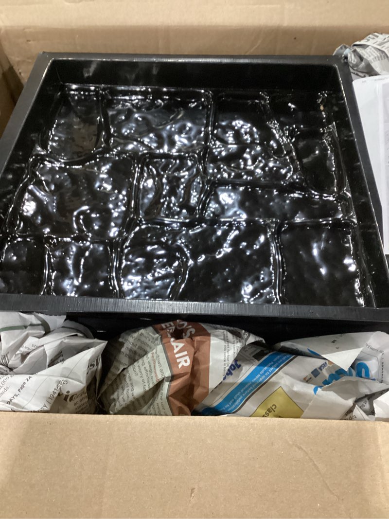 Condition photo showing Good Condition for 4 pcs Plastic ABS 2mm Cement Mold - Paver Mold Reusable - Casting Pathmaker Garden Pathmate Pavement Precast Concrete Molds and Forms Walkway