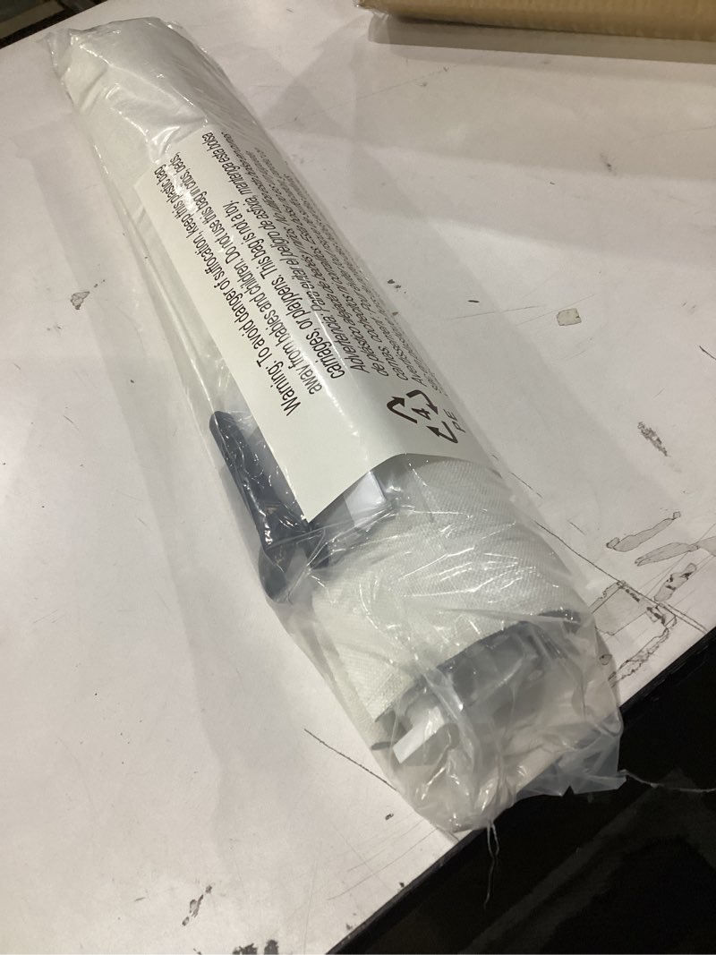 Condition photo showing New/Like New for LazBlinds No Tools No Drill Cordless Roman Shades for Windows, Blackout Thermal Insulated UV Blocking Window Blinds, Lightweight Fabric Blinds for Indoor Windows, 22" W x 60" H, Blackout - White White 22" W x 60" H