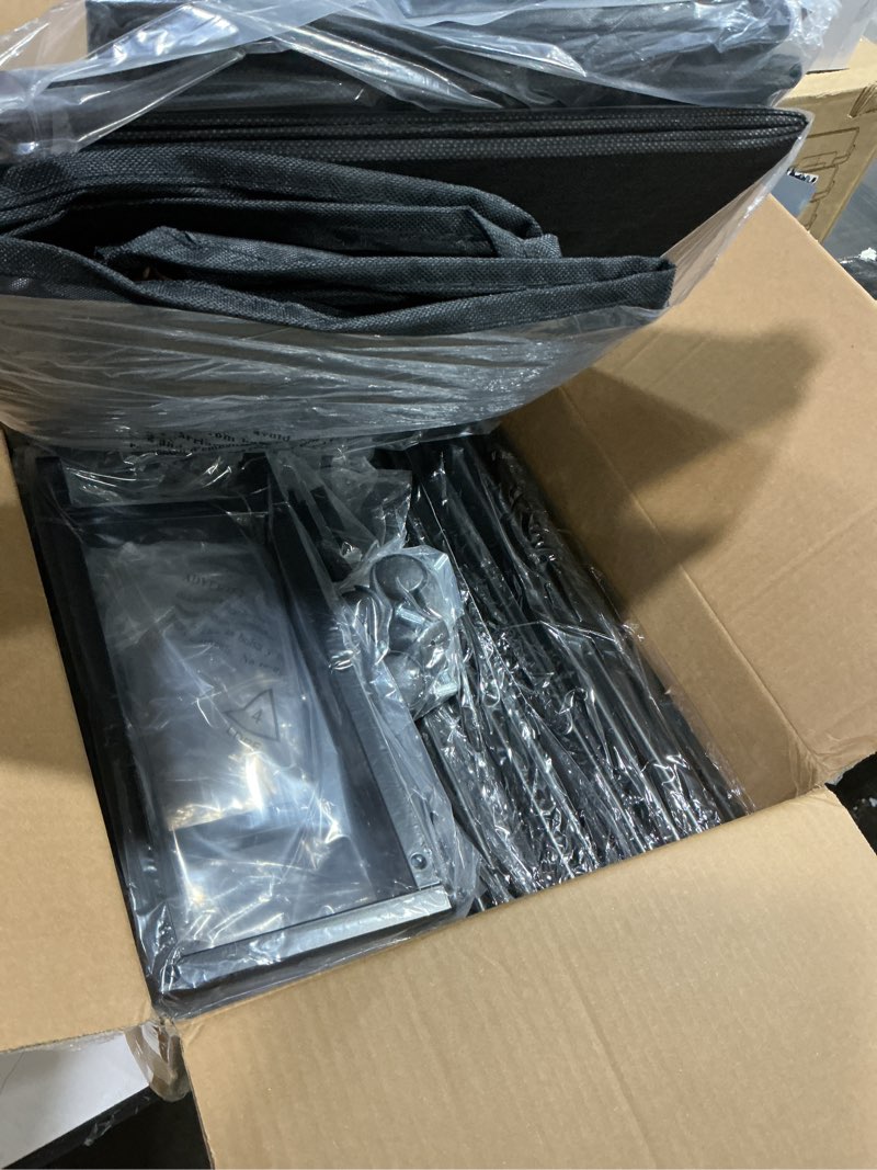 Condition photo showing New/Like New for Larger Under Bed Storage with Wheels, 2-Pack XXL Underbed Shoe Storage with Clear Lid, Easy Pull-out Rolling Under Bed Storage Containers, Underbed Storage Bins for Clothes, Shoes, Black