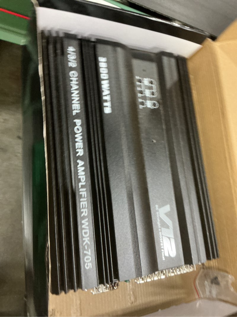 Condition photo showing New/Like New for yaeccc 4 channel high power amplifier - slim stereo 4 channel car audio stereo amplifier amp 4ohm