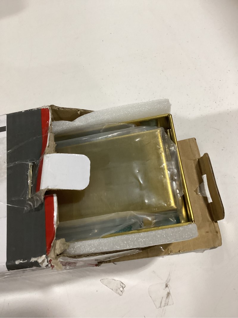 Condition photo showing Good Condition for Neodrain 30-Inch Gold Linear Shower Drain, 2-in-1 Flat & Tile Insert Cover, Stainless Steel Linear Drain, Brushed Brass Rectangle Shower Floor Drain with Hair Strainer, Watermark&CUPC Certified Golden 30 In