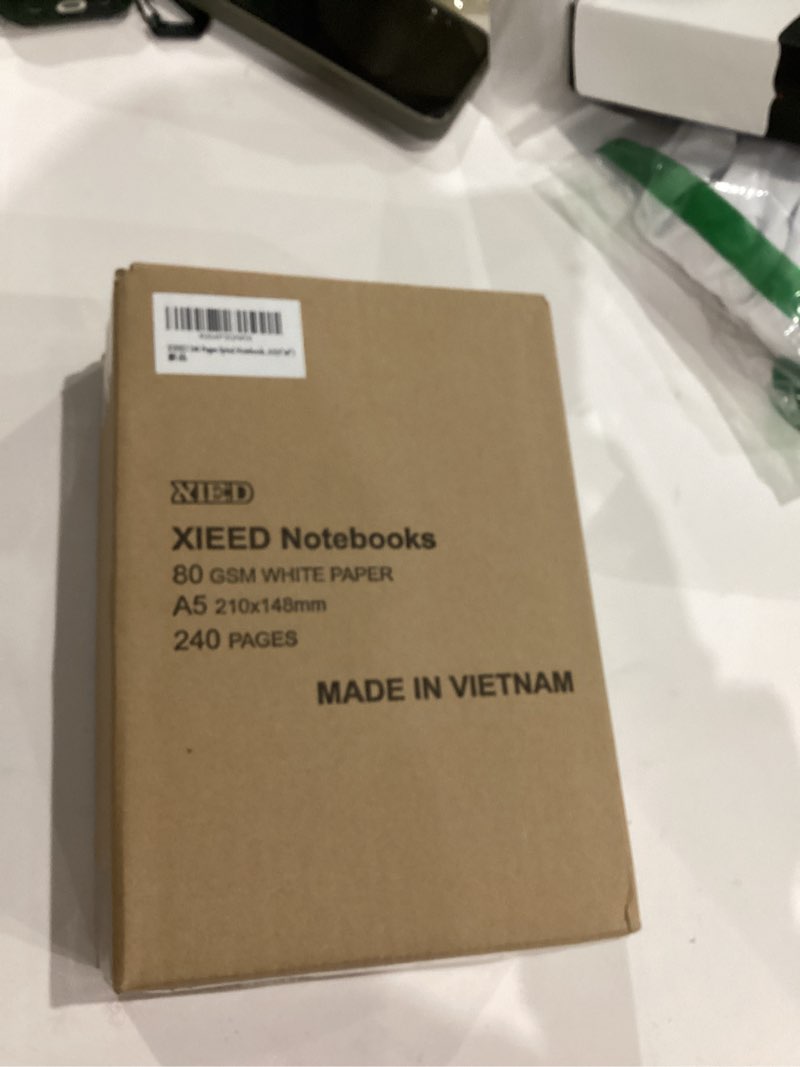 Condition photo showing Good Condition for 3 Pack Lined Notebook Set, Professional A5 Notebook for Adults on Work & Note Taking, 240 Pages Notebook with waterproof Cover