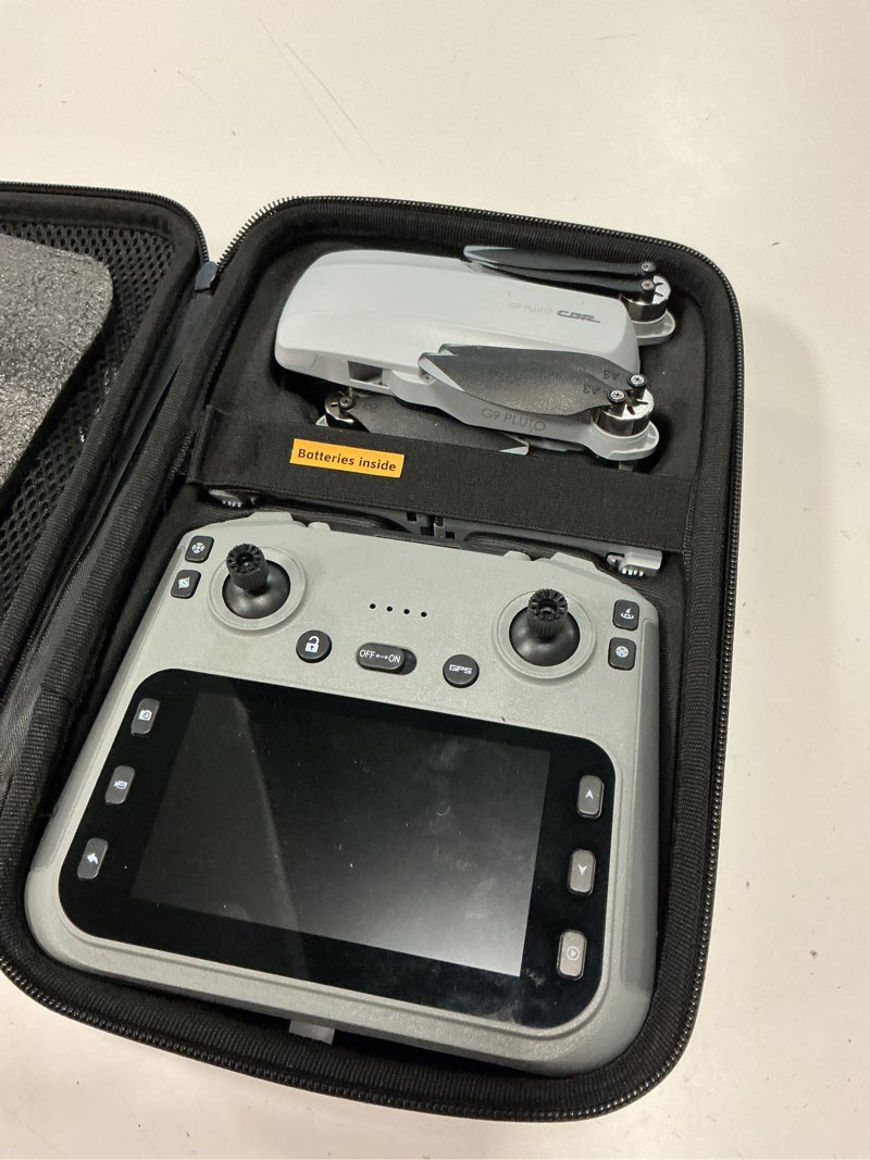 Condition photo showing Good Condition for gps drone with eis 4k camera, rc drones with 4.5 inch hd screen on controller, auto return, 3 batteries for 90 min flight time, 3280 ft long control range transmission, circle fly and follow me mode, foldable quadcopter for beginner, under 249g