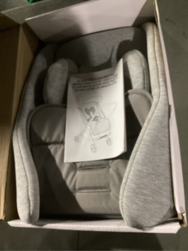 Condition photo showing As Is for Similar to photo) Niko Easy Wash Children's Car Seat Cover & Liner - Cotton Jersey Gray & White Arrow Pattern - Universal FIT - Crash Tested - Waterproof SEAT Bottom - Easy to Clean - Machine Washable
