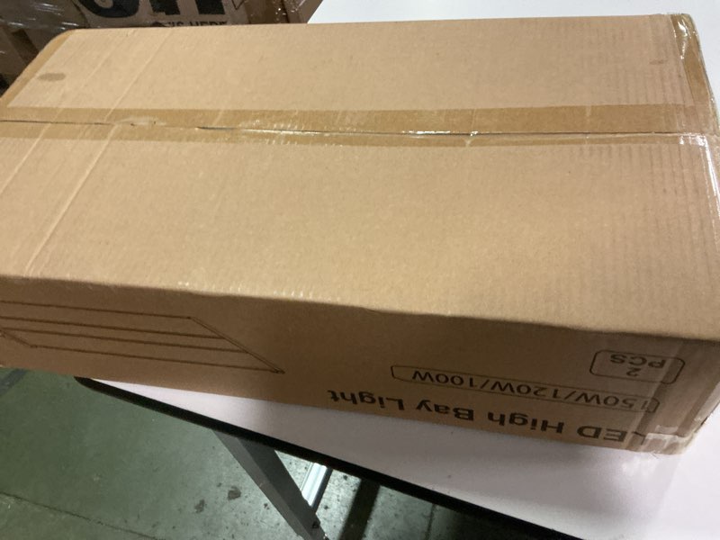 Condition photo showing New/Like New for 150W 2 Pack 2FT LED Linear High Bay Shop Light Fixture, Indoor Area Workshop Garage 5000K, Hanging Warehouse Lights, Industrial 150W (2-Pack?