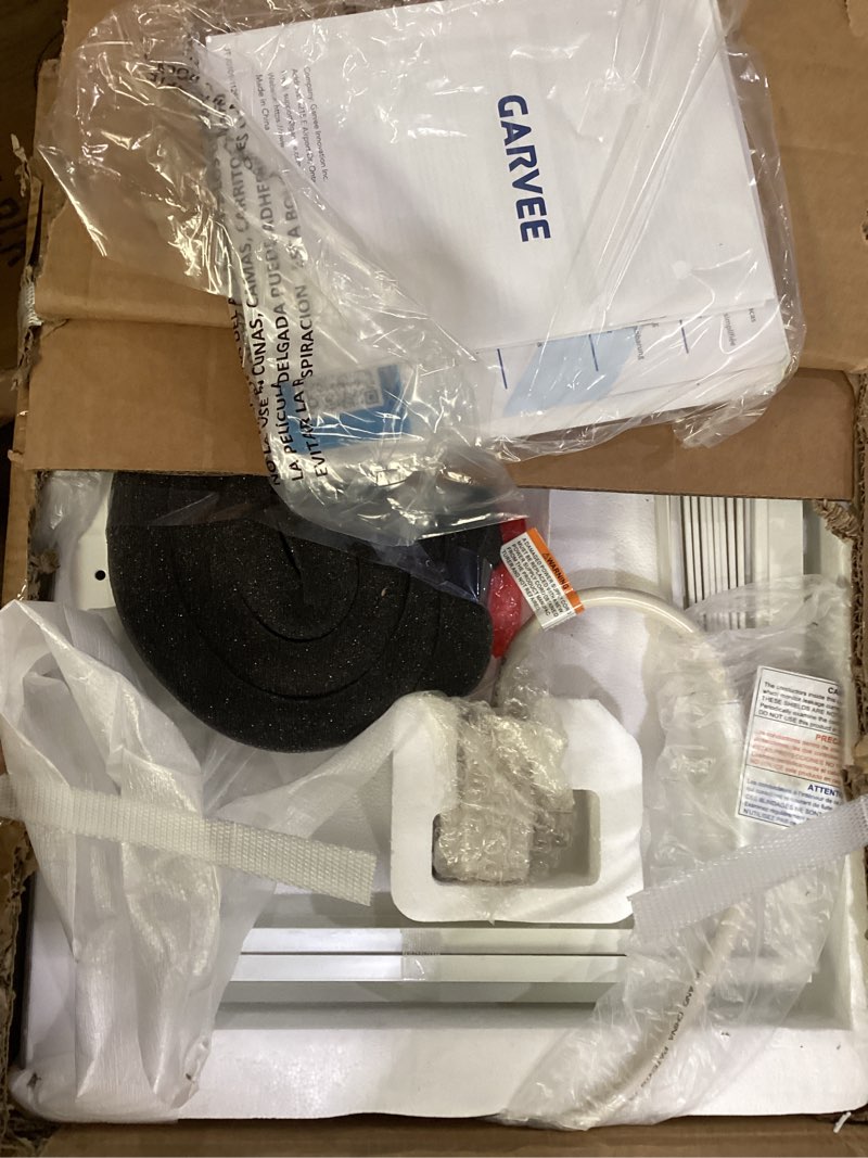 Condition photo showing Good Condition for (not tested)garvee 8000 btu u-shaped window air conditioner with wifi & app control,ultra quiet, enabled saddle window ac unit cools up to 350 sq. ft, cooling, dehumidifier, flexible for home/office