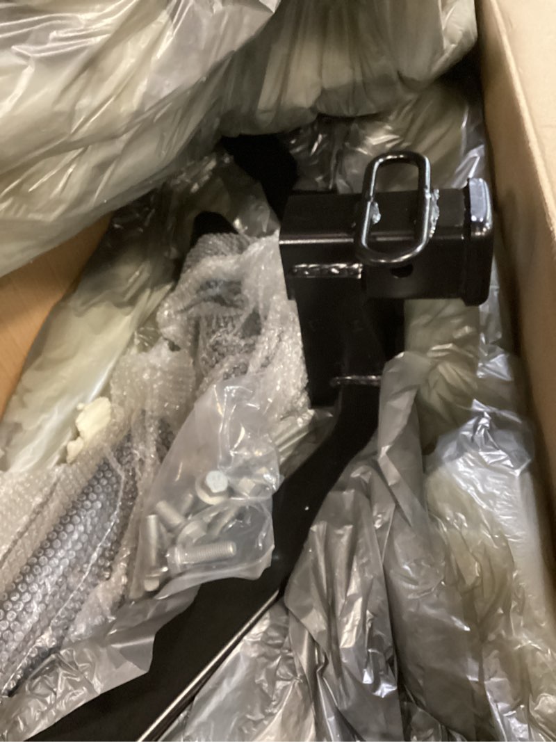 Condition photo showing Good Condition for Trailer Hitch for Honda Pilot 2016-2022, for Acura MDX 2014-2020, 2-Inch Receiver,Square Tube Frame, Black Class 4 Towing Hitch Kit Bike Rack