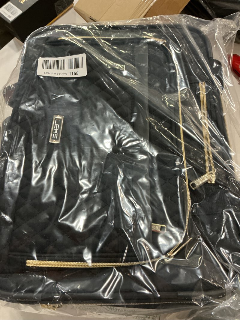 Condition photo showing Good Condition for Rolling Laptop Bag, Laptop Briefcase on Wheels for Women Fits Up to 15.6Inch Computer Bags Water Resistant for Work Travel and Business, Black