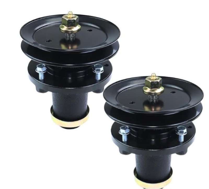 gelaska 2 pack 539131898 spindle assembly with 532199789 spindle pulley replaces husqvarna 539131898