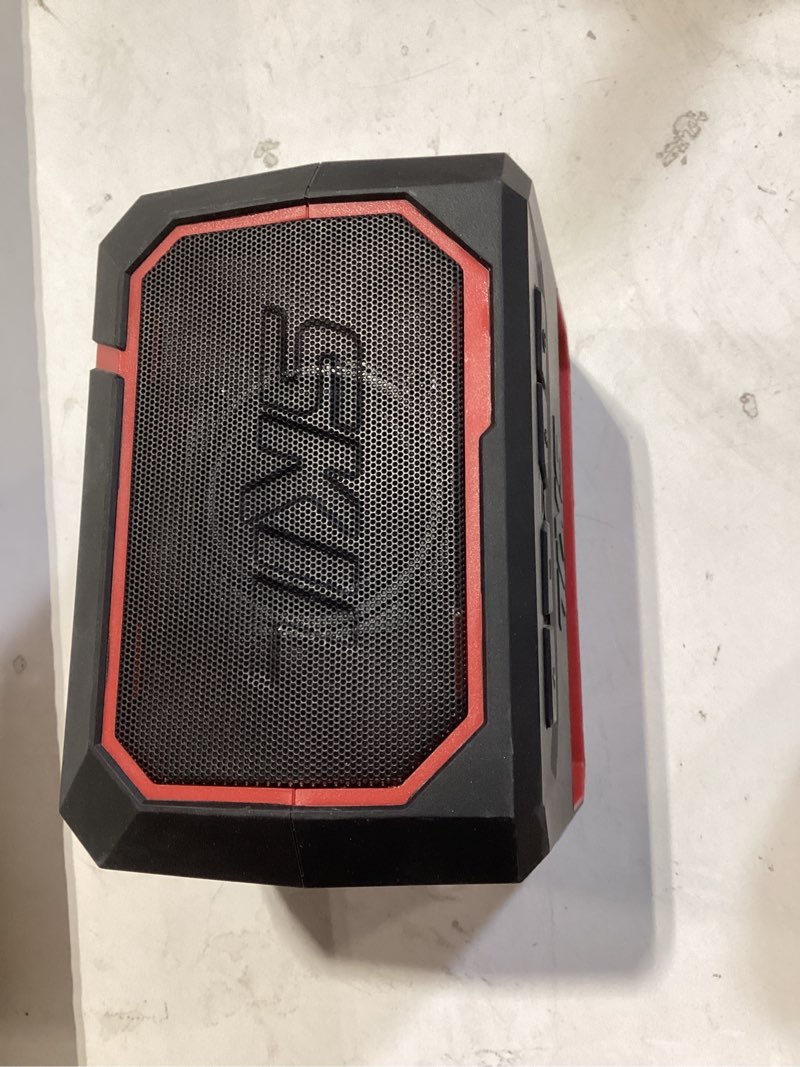 Condition photo showing As Is for SKIL 10 -Watt Bluetooth Indoor Portable Speaker in Black 1 Speaker Set