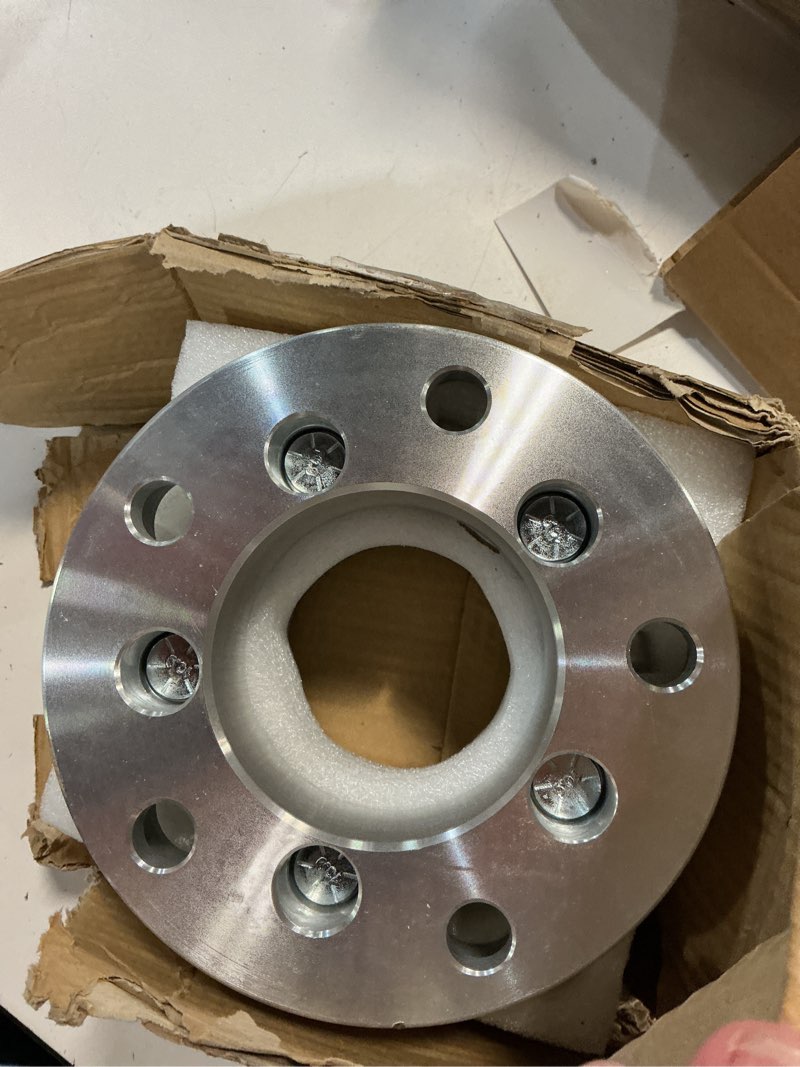 Condition photo showing New/Like New for scitoo 1.5 inch 5x5.5 to 5x4.5 wheel adapters 1/2" studs compatible with 1975-1996 for f-150 wheel adapters for e100 econoline for ramcharger for ram 1500 wheel adapters 5x139.7 to 5x114.3 set of 2