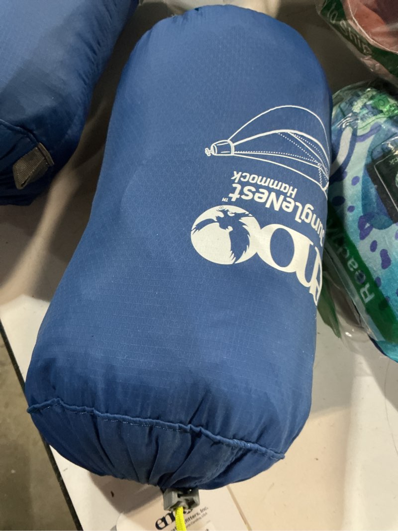Condition photo showing New/Like New for eno, eagles nest outfitters junglenest hammock, pacific