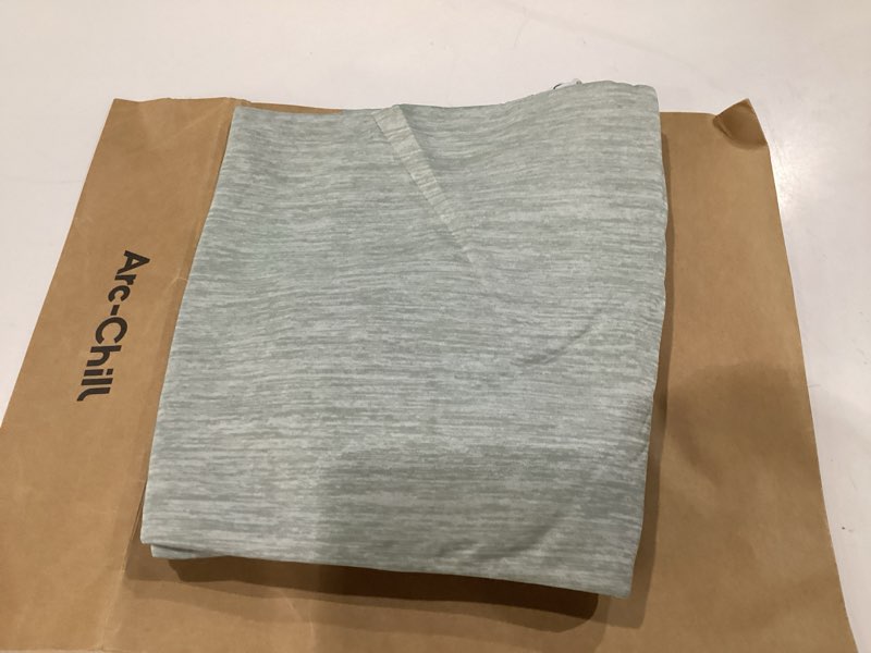 Condition photo showing New/Like New for luxear 2 pack cooling pillow cases for hot sleepers, arc-chill q-max > 0.5 cool pillowcases, hair & skin friendly, double-sided, hidden zipper cold pillow cover, gifts for women & men, 20x26, gray gray standard (20" x 26")