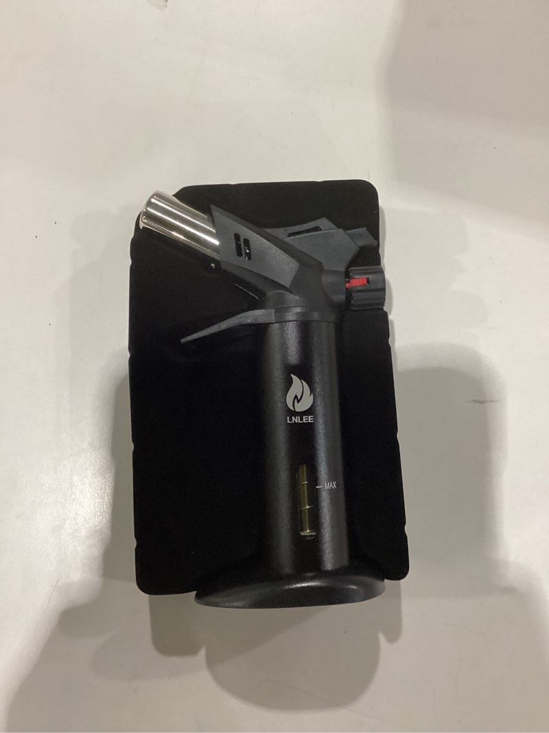 LNLEE Torch Culinary Cooking Torch for Creme Brulee Steak Baking, Refillable Professional Chef Kitch