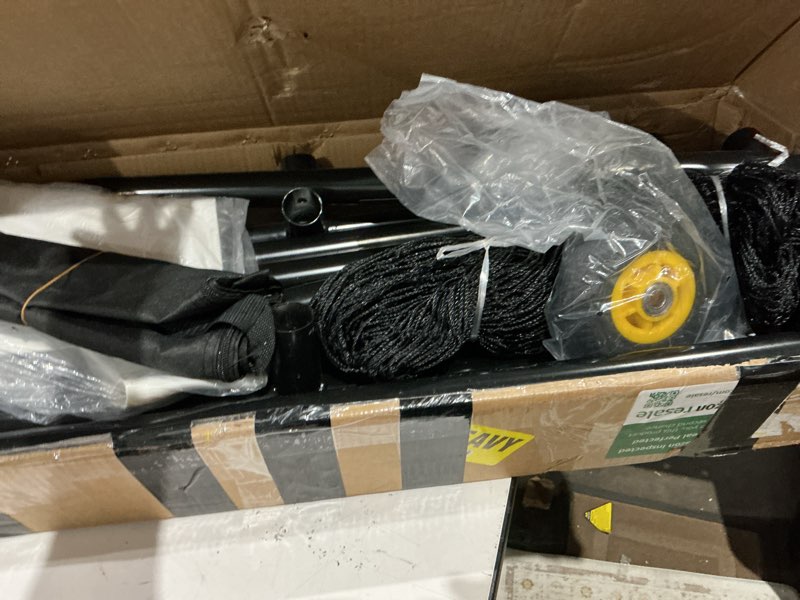 Condition photo showing As Is for l screen baseball for batting cage | baseball pitching net with wheels l screen baseball for batting cage | baseball pitching net with wheels