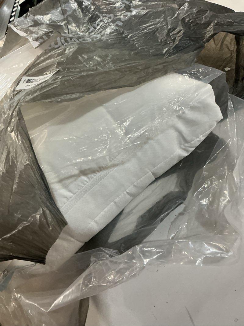 Condition photo showing As Is for Nuzzle Cooling Adjustable Pillow for Side Sleepers, Luxury Standard Size Bed Pillow Hotel Collection - Best Adjust Height Soft Firm Pillow for Back, Stomach or Side Sleepers - Home Gifts