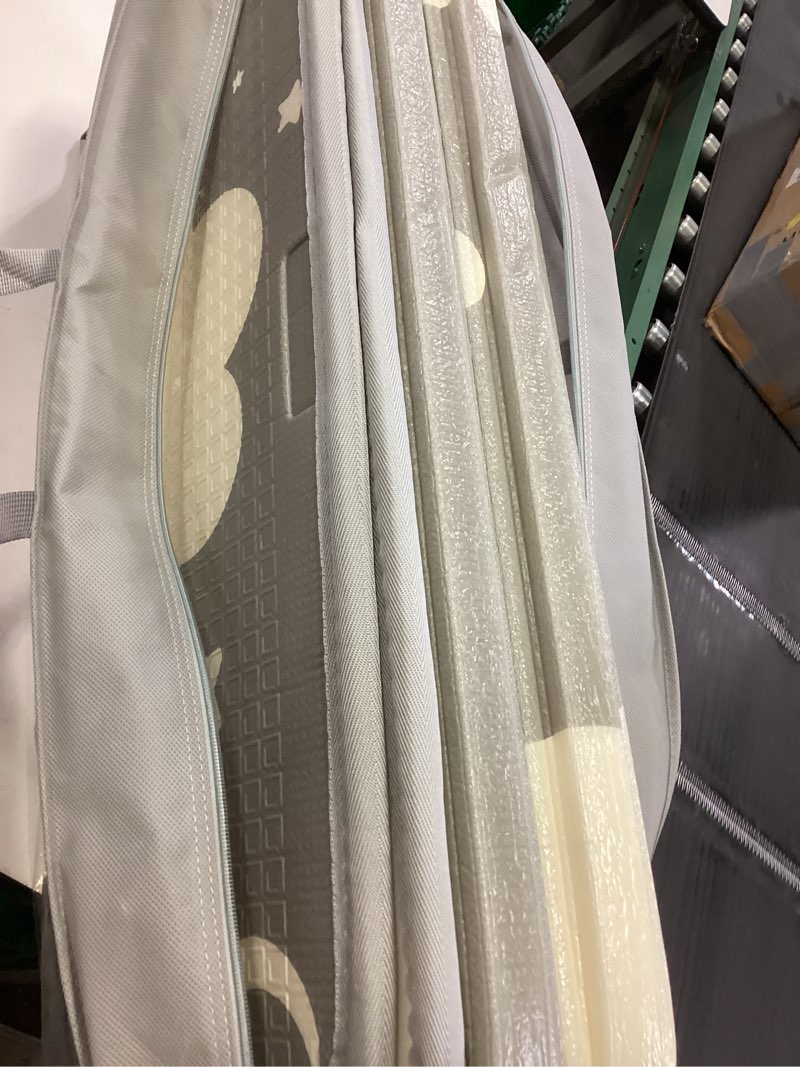 Condition photo showing Good Condition for Mallify Extra Large Foldable Play Mat, Reversible Baby Play Mat with Edge Reinforcement, Non-Toxic & Waterproof Baby for Floor, Foam Playmat with Travel Bag, Rainbow, Cloud & Moon, 71"x59" 59'' x 71'' x 0.6''