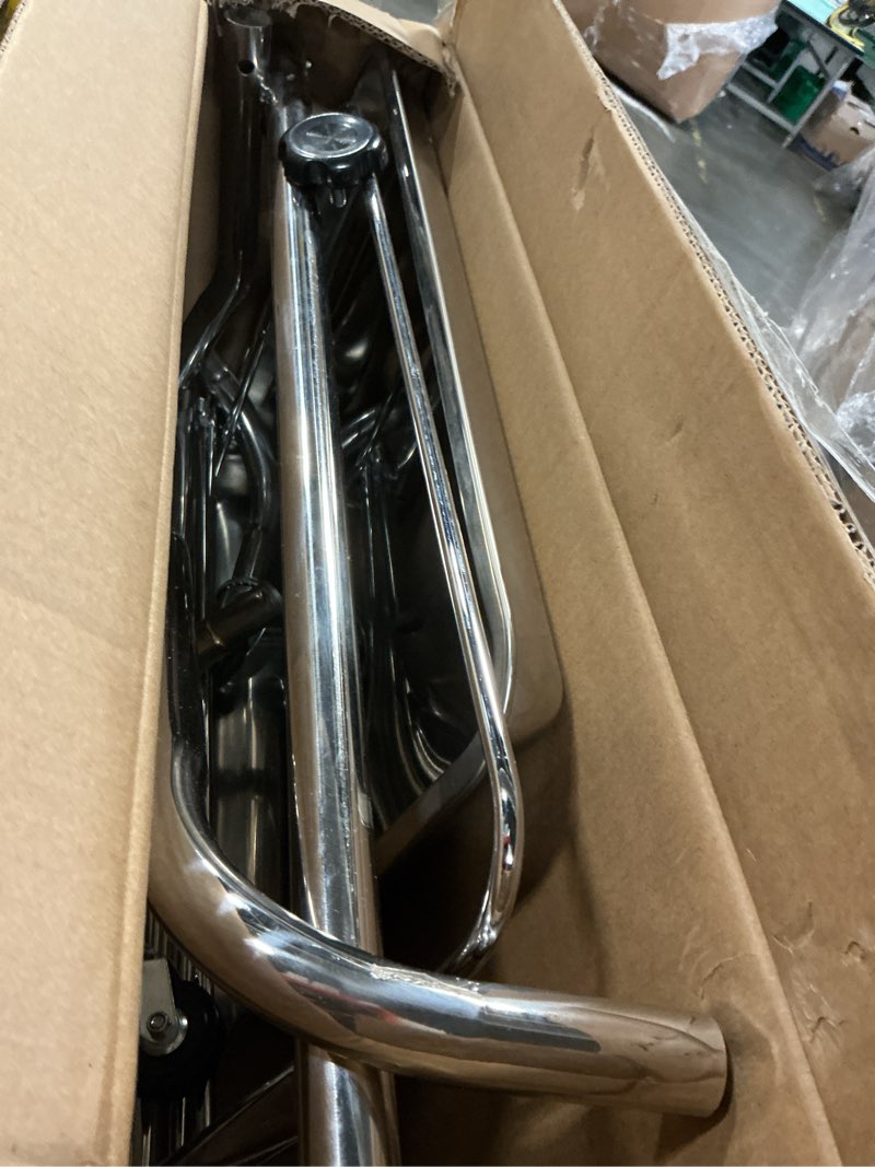 Condition photo showing Good Condition for mobile instrument stand mayo instrument tray stand medical doctor tattoo spa salon equipment procedure trays with stainless steel style 2