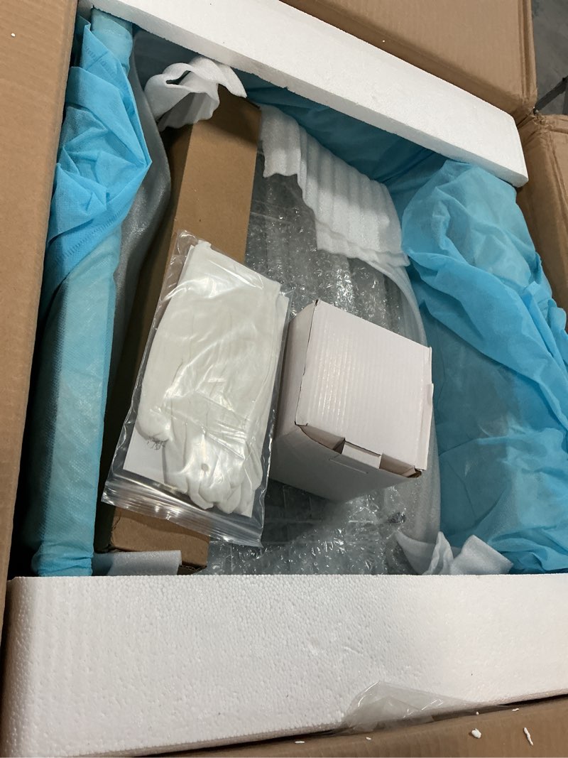 Condition photo showing New/Like New for 20x16 inch drop in kitchen sink, 304 stainless steel kitchen sink with a hexagonal pattern, 9" deep single bowl, for modern kitchen/bar sink (includes strainer,bottom grid & roll-up rack) 20"l x 16"w x 9"d