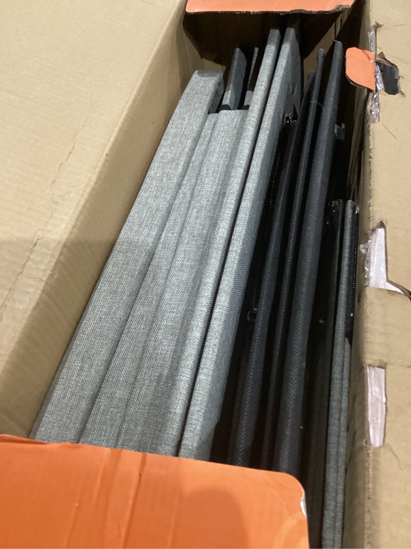 Condition photo showing As Is for Dog Stairs with Storage 23" H, 4-Step Wider Dog Steps for High Beds Window, Folding Sturdy Pet Stairs Gift for Injured Old Dogs Cats, Ramp for Climbing Car Up to 200 lbs,(Gray, No Condo) Gray 4 Steps no Condo(43"D x 17"W x 23"H)