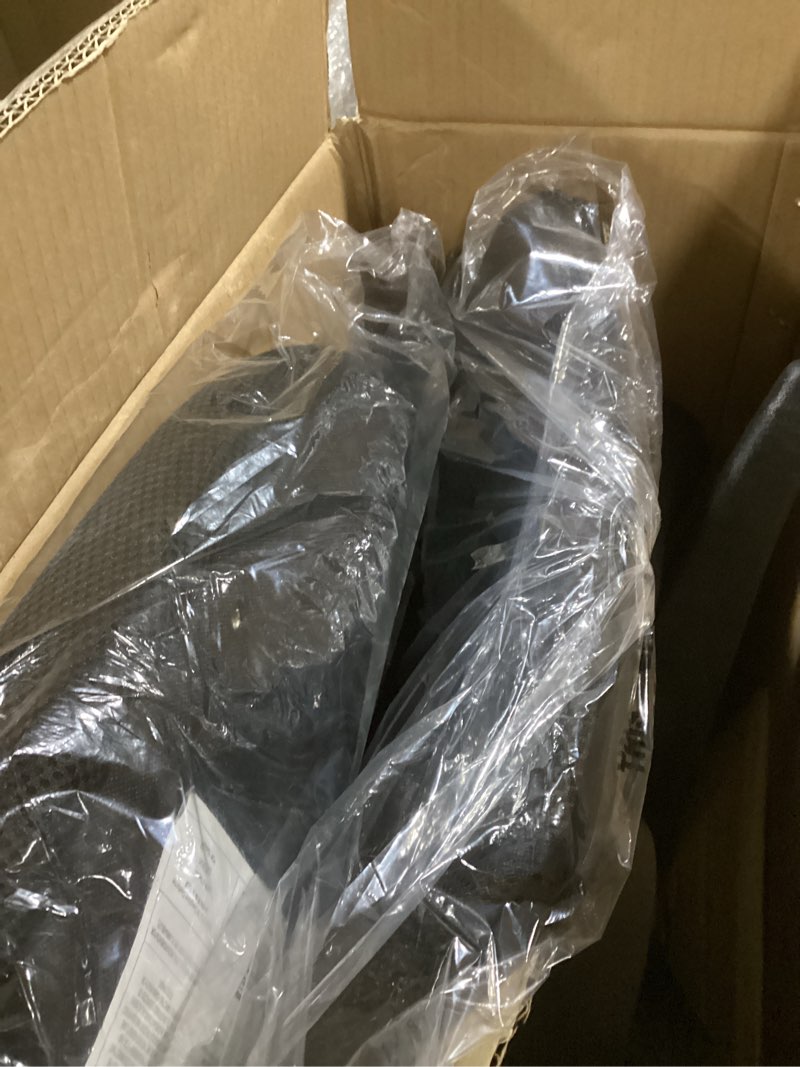 Condition photo showing New/Like New for BestOffice | Ergonomic Office Chair | Mid-Back Swivel Desk Chair | Breathable Backrest & Lumbar Support | Adjustable Height | Sponge Seat | Rolling Wheels | Dark Black | for Adults & Women Dark Black pack of 1