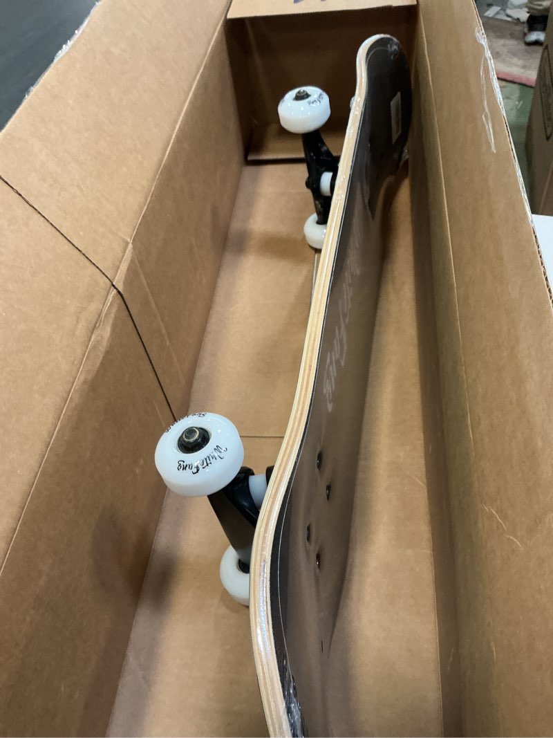 Condition photo showing Good Condition for WhiteFang Skateboards for Beginners, Complete Skateboard 31 x 7.88, 7 Layer Canadian Maple Double Kick Concave Standard and Tricks Skateboards for Kids and Beginners Diamond