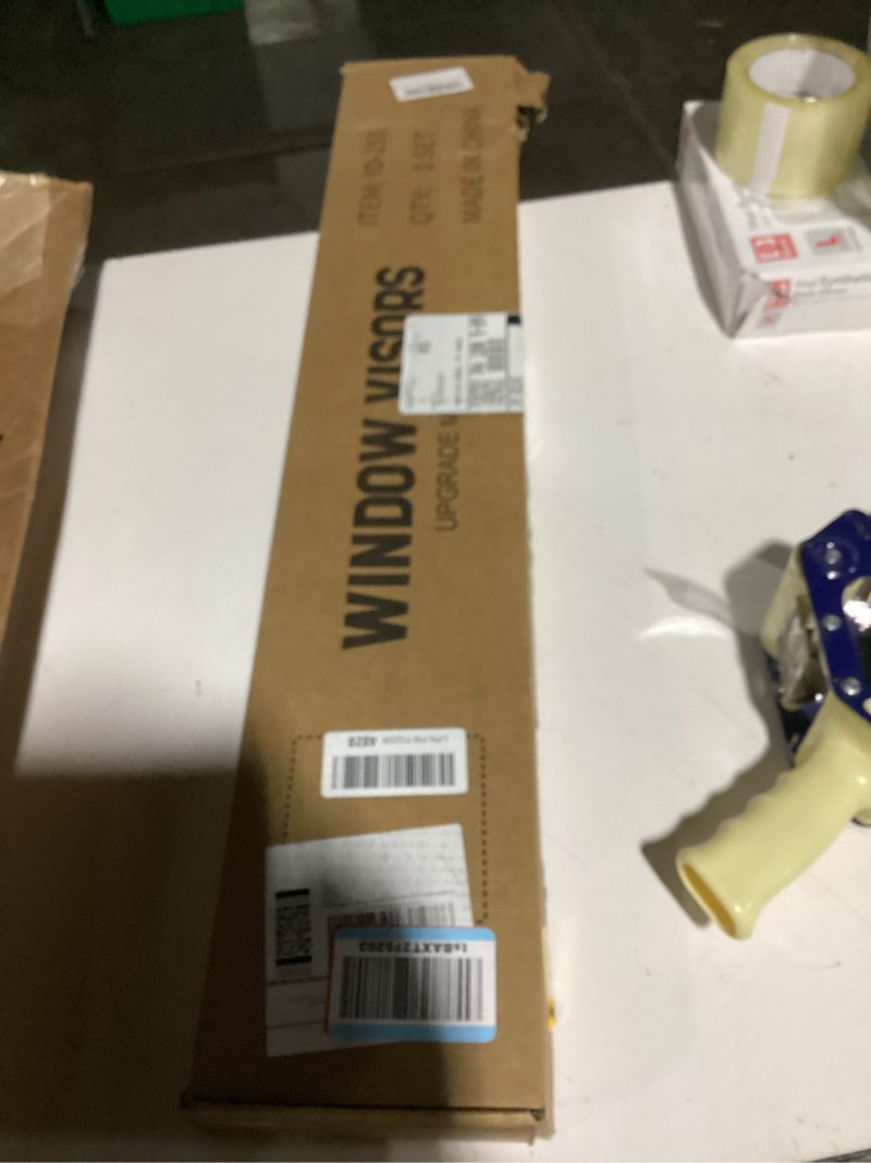 Condition photo showing Good Condition for in-channel window visors rain guards for 2016-2023 toyota tacoma double cab, window vent wind deflectors visors shades for 16-23 tacoma 2016-2023 tacoma double cab