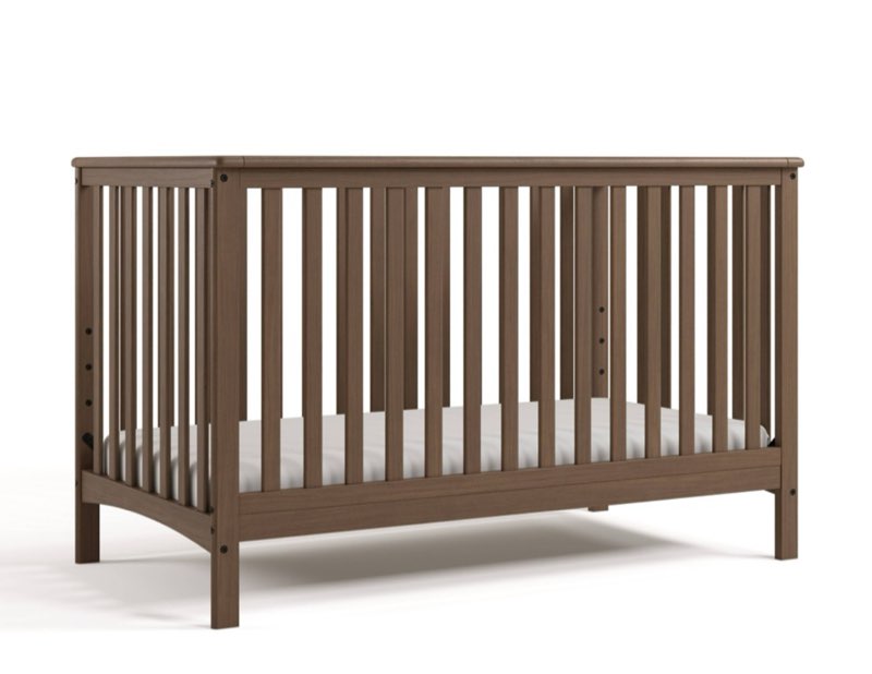 Storkcraft Hillcrest 4-in-1 Convertible Crib - Hazelnut