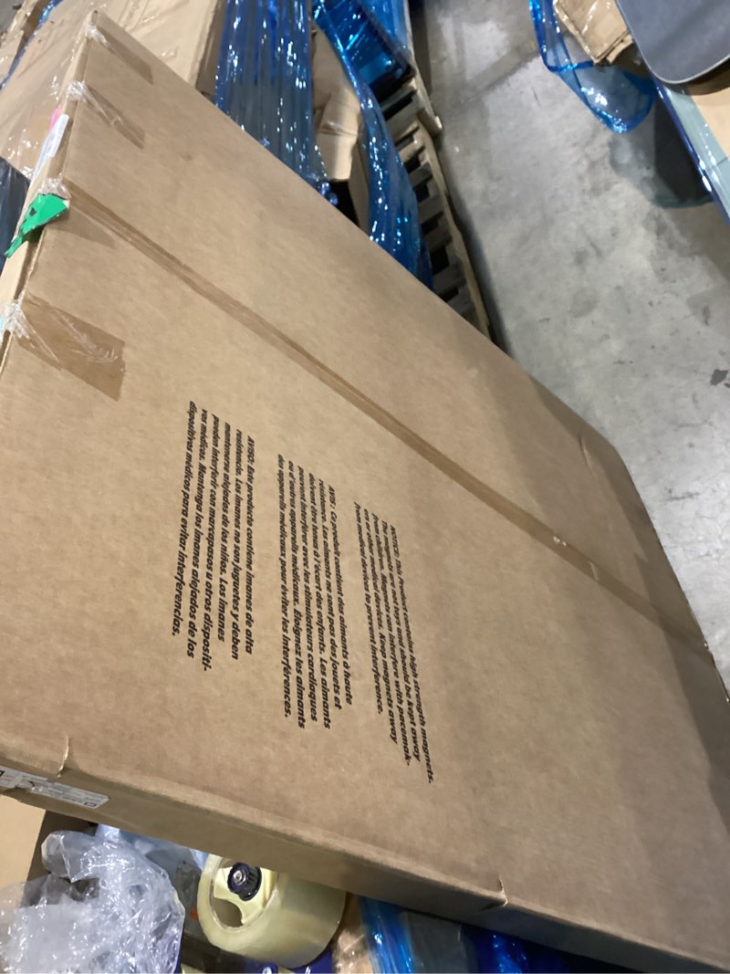 Condition photo showing As Is for Quartet Glass Whiteboard, Magnetic Dry Erase Board, 4' x 3', with Customizable Templates, White Dry Erase Surface, Infinity (GI4836) 48"W x 36"H