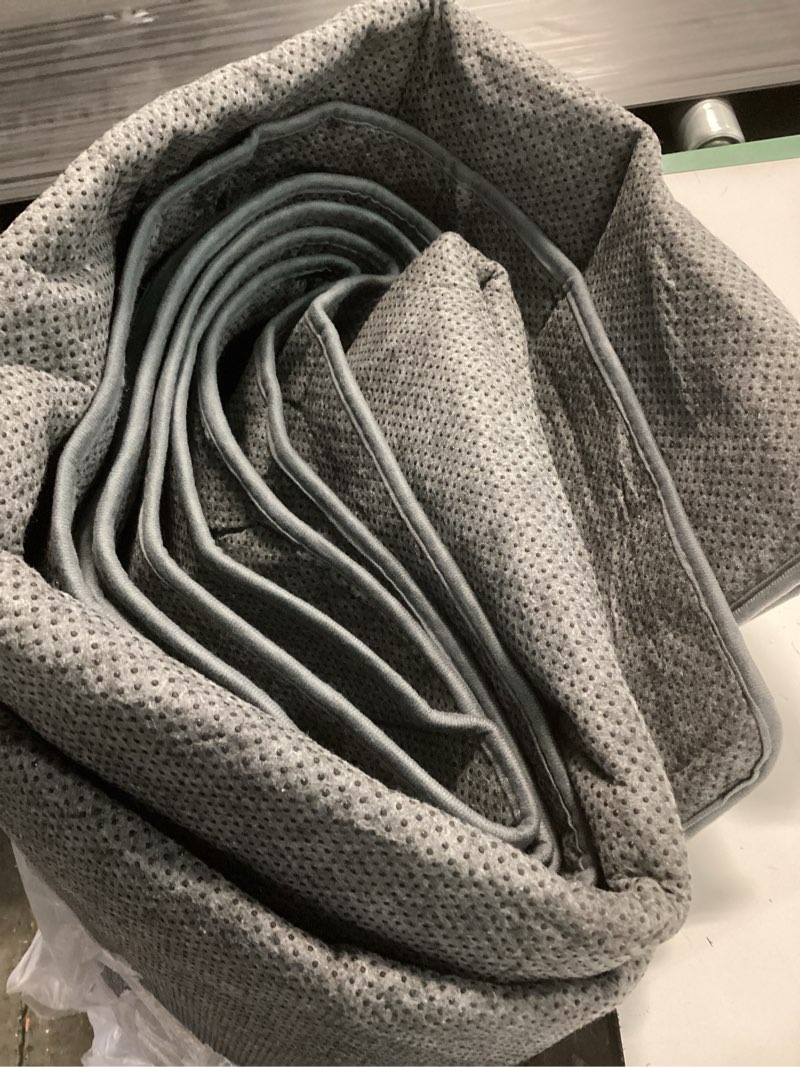 Condition photo showing As Is for dabline 80" x 120" non slip rug pad for tufting and rug making, thick and grippy backing fabric