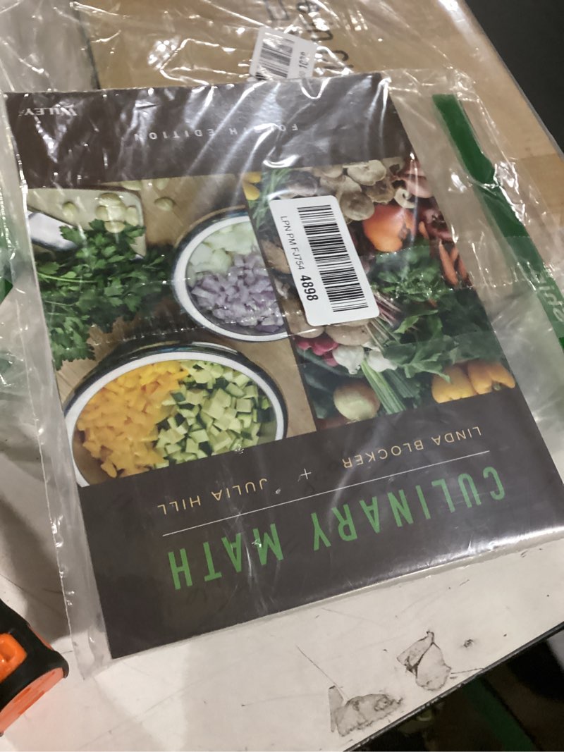 Condition photo showing New/Like New for culinary math